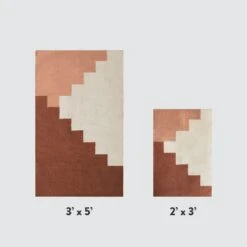 Agustin Handwoven Accent Rug -Home Sale Shop Agustin Accent Rug Dusty Rose 2x3 3x5 1