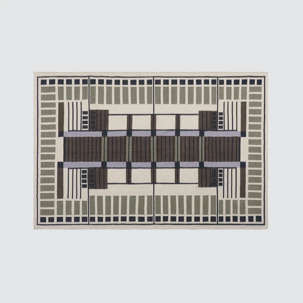 Amman Handwoven Area Rug - Olive 7 Amman Handwoven Area Rug - Olive - Image 5