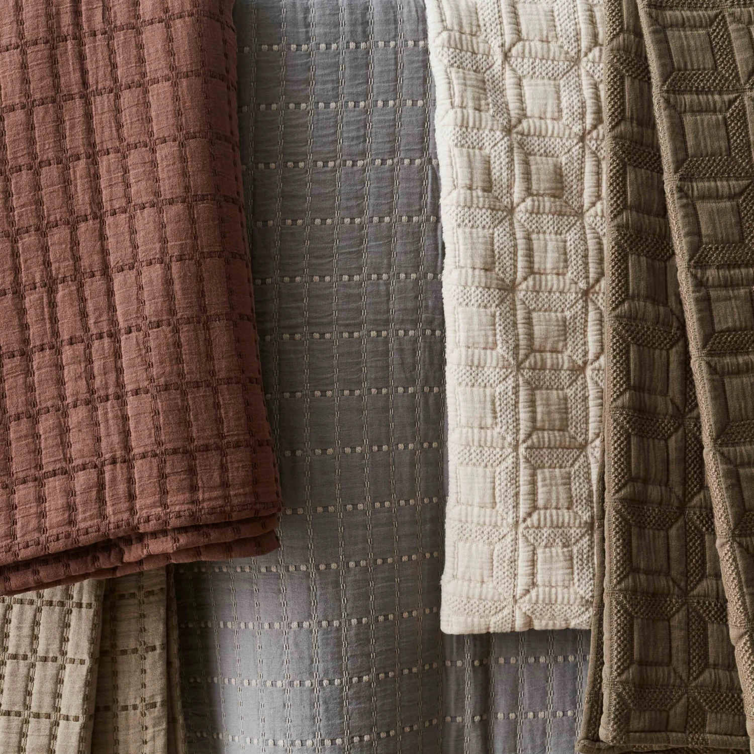 Ayla Organic Cotton Quilted Bed Blanket 9 Ayla Organic Cotton Quilted Bed Blanket - Image 7