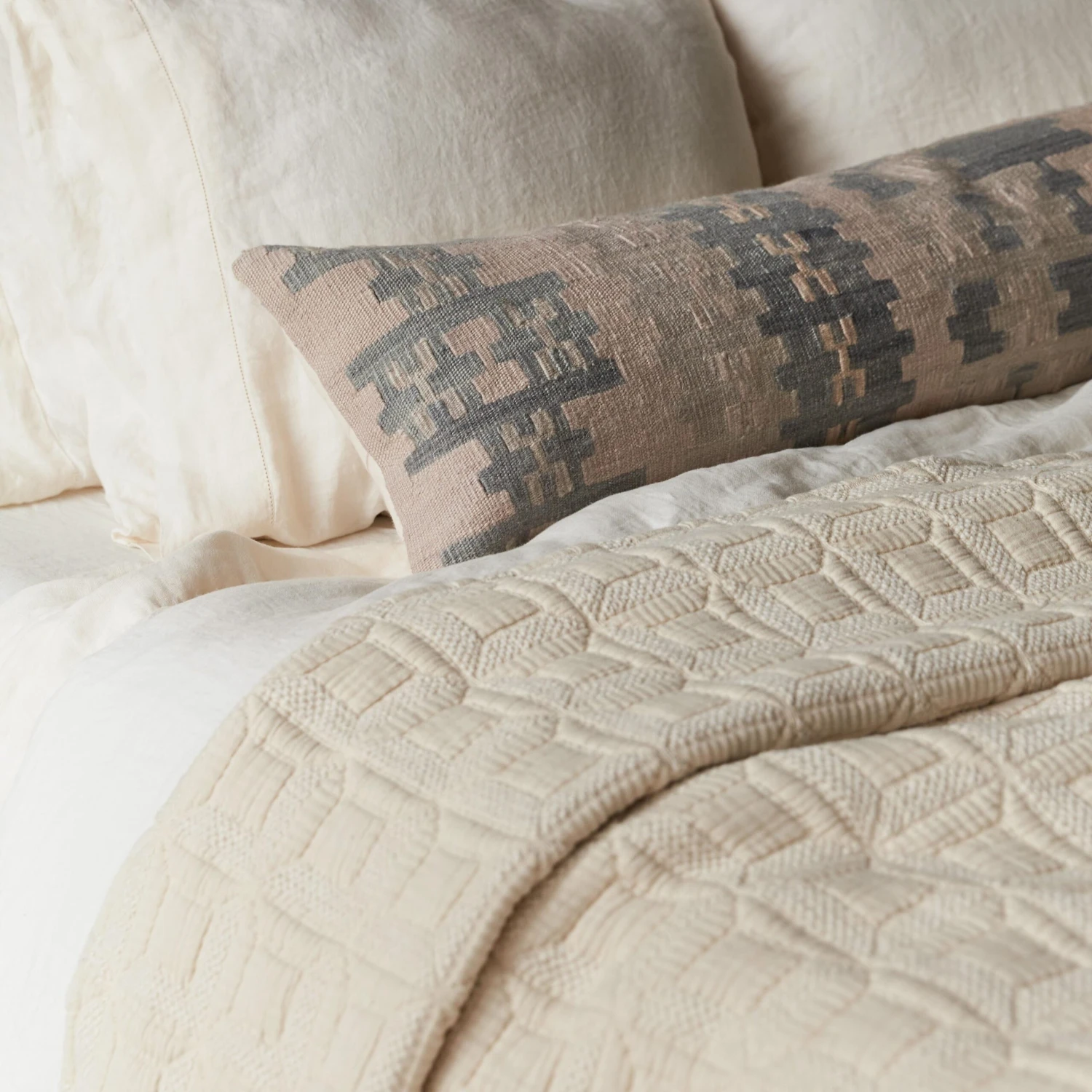 Ayla Organic Cotton Quilted Bed Blanket 7 Ayla Organic Cotton Quilted Bed Blanket - Image 5