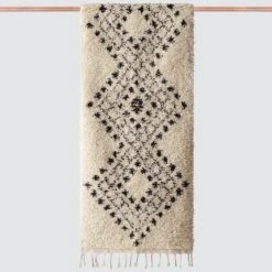 Aziza Hand-Knotted Beni Ourain Runner