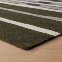 Bandera Handwoven Accent Rug -Home Sale Shop Bandera Flatweave Accent Rug Olive 4