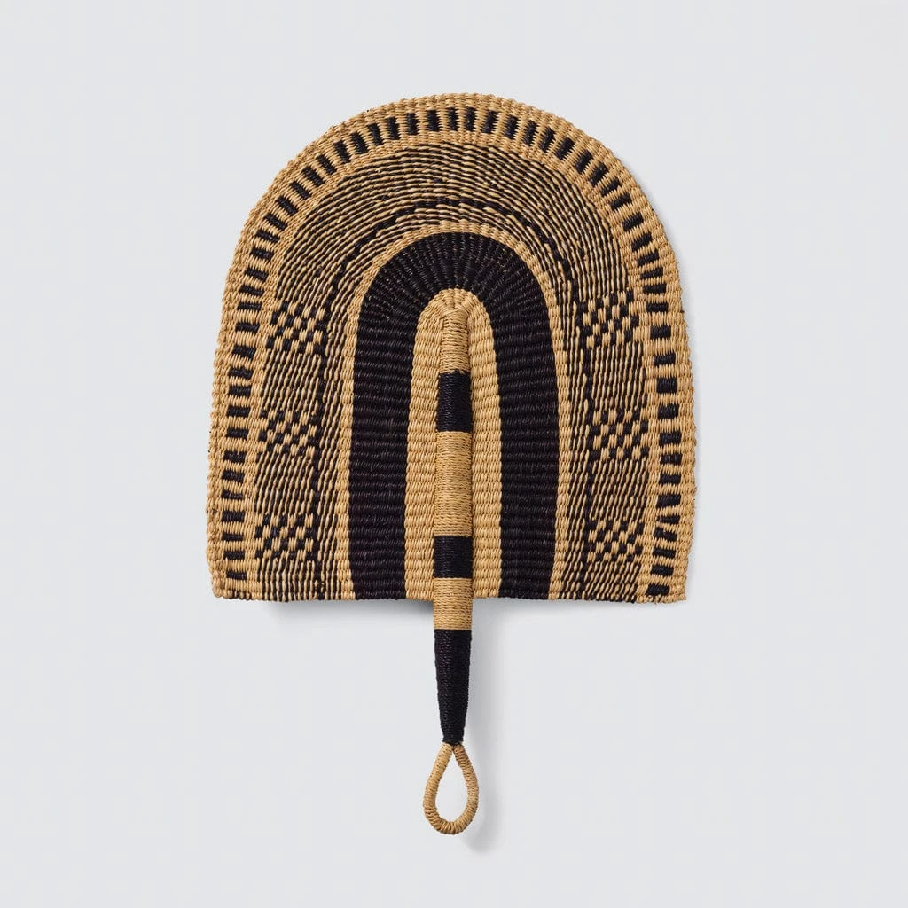 Bolga Fans - Black & Natural 4 Bolga Fans - Black & Natural - Image 2