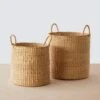 Bolga Storage Baskets 2 Bolga Storage Baskets -Home Sale Shop Bolga Storage Basket Medium 2
