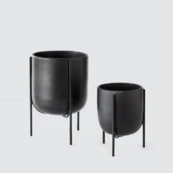 Cantaro Pots - Multiple Sizes 17 Cantaro Pots - Multiple Sizes -Home Sale Shop Cantaro Pot Black Small 3