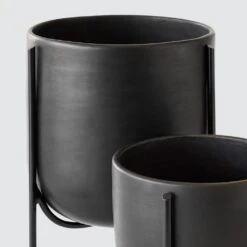 Cantaro Pots - Multiple Sizes 19 Cantaro Pots - Multiple Sizes -Home Sale Shop Cantaro Pot Black Small 6