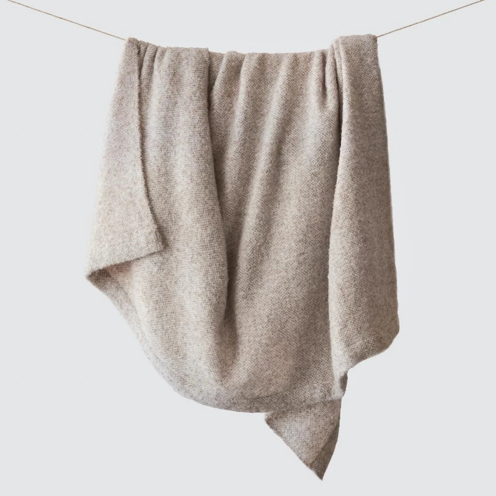 Catalina Boucle Throw - Tan 3 Catalina Boucle Throw - Tan