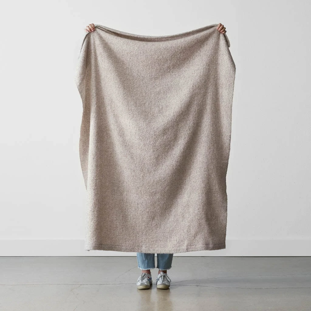 Catalina Boucle Throw - Tan 4 Catalina Boucle Throw - Tan - Image 2