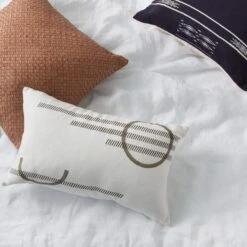 Dhara Leather Square Pillow -Home Sale Shop Citizenry Aug1 12344 Final