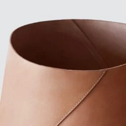 Azad Tall Leather Storage Bins -Home Sale Shop Citizenry BoltMarch15 24995