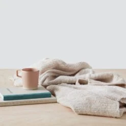 Contigo Chunky Wool Throw -Home Sale Shop Contigo Throw Sand 4