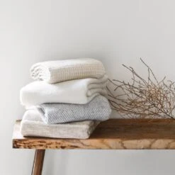 Contigo Chunky Wool Throw -Home Sale Shop Contigo Throw Sand 7