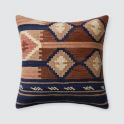 Deniz Kilim Pillow -Home Sale Shop Deniz Kilim Pillow Navy 1