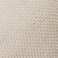 Dhara Leather Square Pillow -Home Sale Shop Dhara Leather Square Pillow Ivory 2