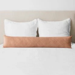 Dhara Leather Lumbar Pillow -Home Sale Shop Dhara Lumbar Pillow Updated 1