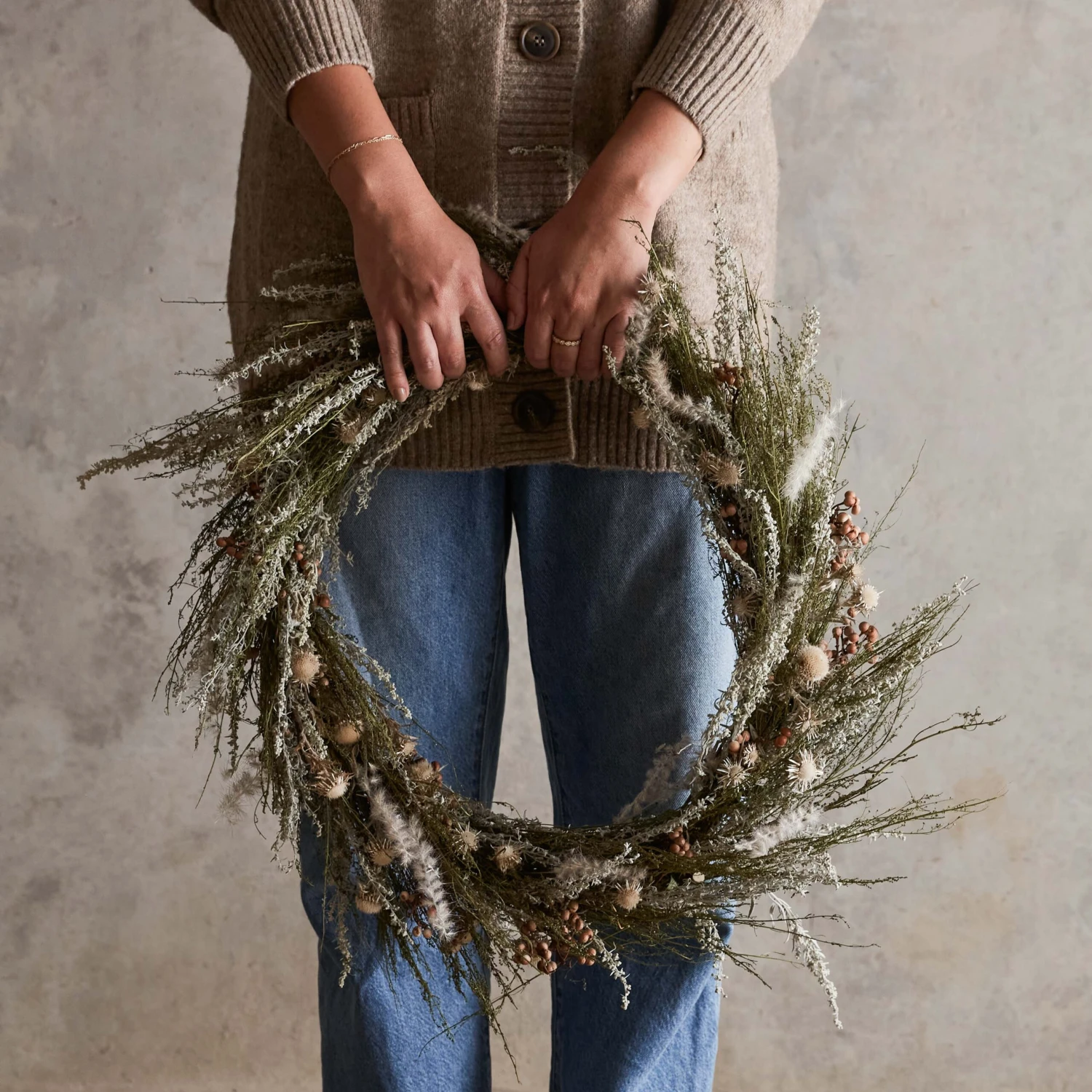 Dried Wildflower And Greenery Wreath 7 Dried Wildflower And Greenery Wreath - Image 5