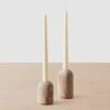 Eshana Sandstone Candle Holders - Set Of 2 1 Eshana Sandstone Candle Holders - Set Of 2 -Home Sale Shop Eshana Sandstone Candle Holders 1