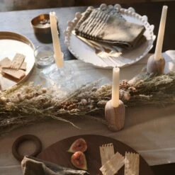 Eshana Sandstone Candle Holders - Set Of 2 -Home Sale Shop Eshana Sandstone Candle Holders 6