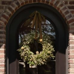Fresh Olive And Dried Floral Wreath -Home Sale Shop Fresh Olive and Dried Floral Wreath Medium 11