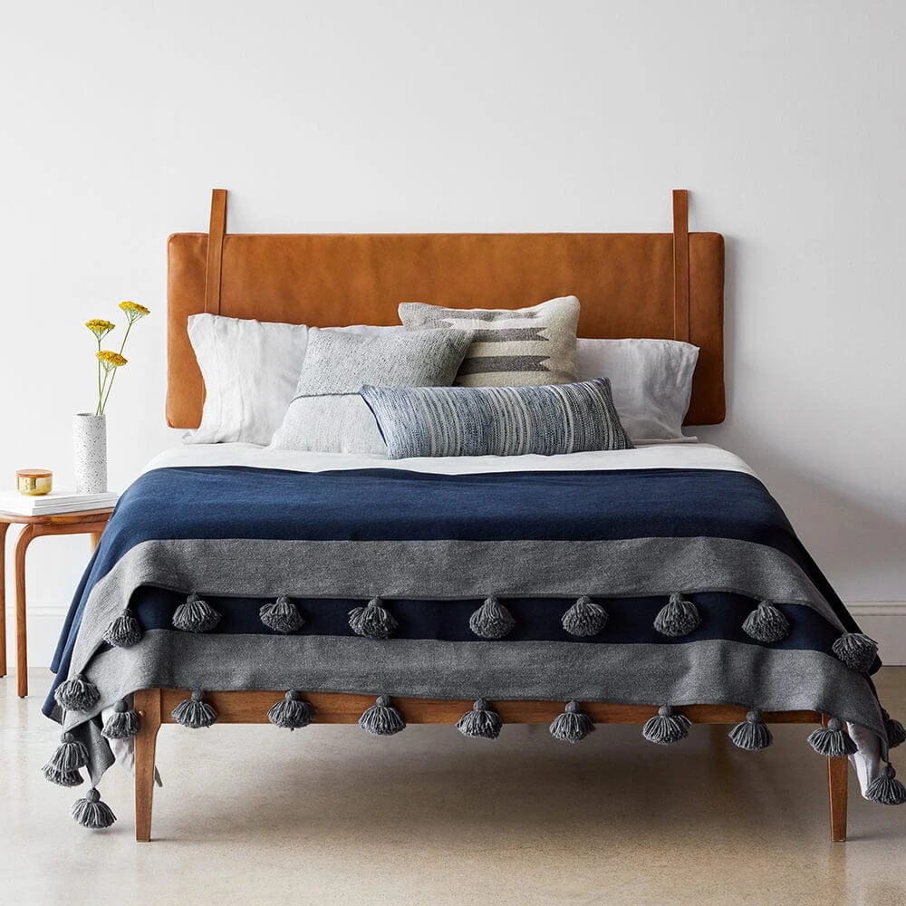 Hanging Leather Headboard 4 Hanging Leather Headboard - Image 2