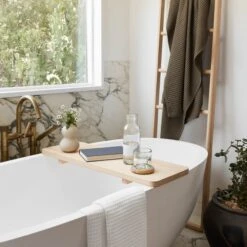 Hinoki Wood Bath Caddy -Home Sale Shop Hinoki Wood Bath Caddy 16