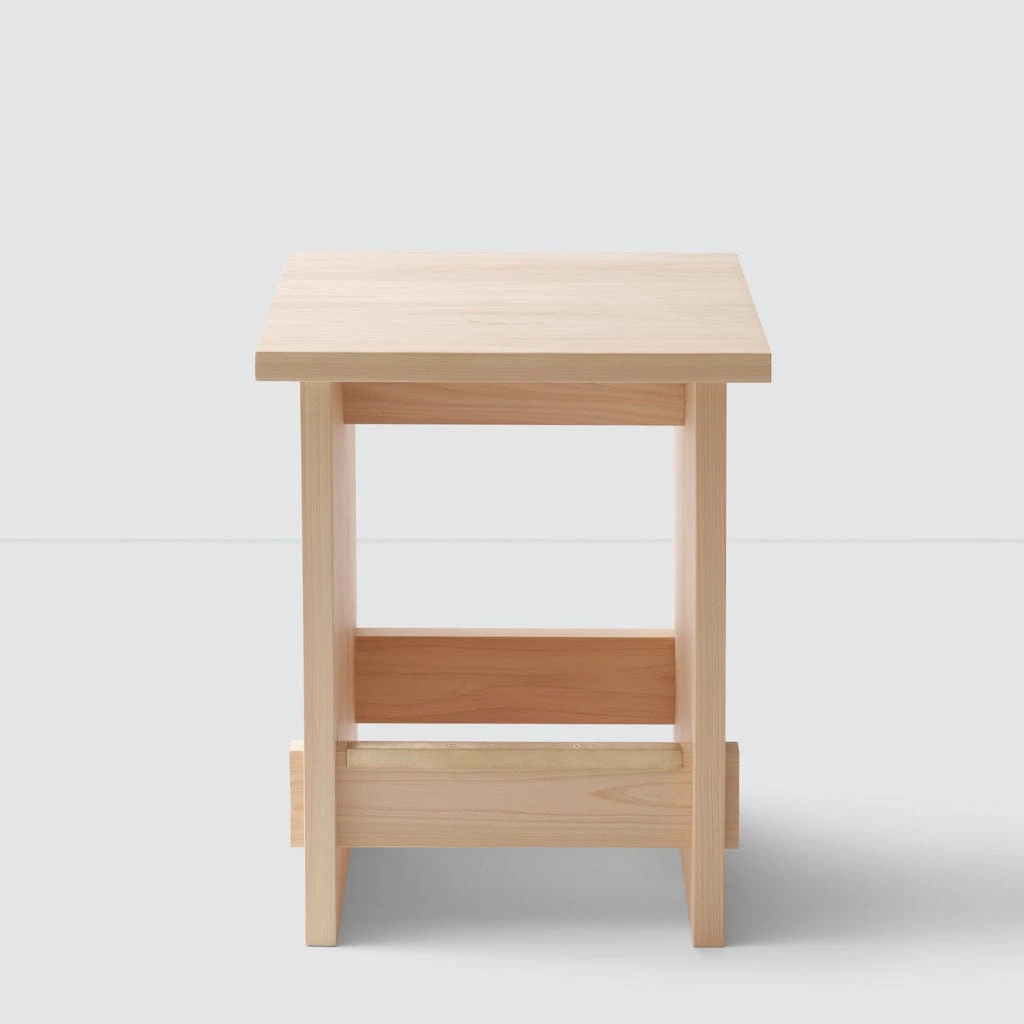 Hinoki Wood Counter Stool 6 Hinoki Wood Counter Stool - Image 4