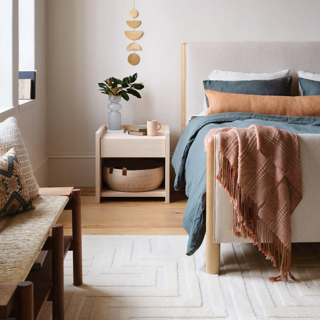 Hinoki Wood Nightstand 4 Hinoki Wood Nightstand - Image 2