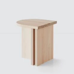 Hinoki Wood Side Table -Home Sale Shop Hinoki Wood Side Table Half Moon 4 39d8d714 1f7b 4058 9065 6c1fe10f6429