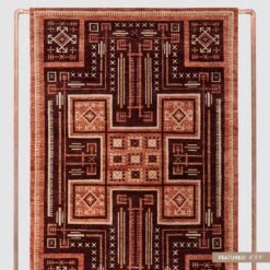 Jagriti Hand-Knotted Area Rug 23 Jagriti Hand-Knotted Area Rug -Home Sale Shop Jagriti Area Rug Rust Labeled 1