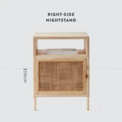 Kayan Nightstand - Mindi & Cane 20 Kayan Nightstand - Mindi & Cane -Home Sale Shop Kayan Nightstand Mindi Revised 1 Labelled