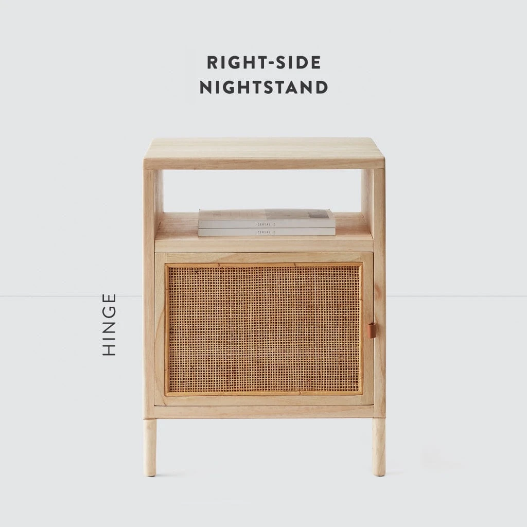 Kayan Nightstand - Mindi & Cane 9 Kayan Nightstand - Mindi & Cane - Image 7