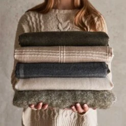 La Calle Alpaca Throw -Home Sale Shop La Calle Alpaca Throw Olive 14