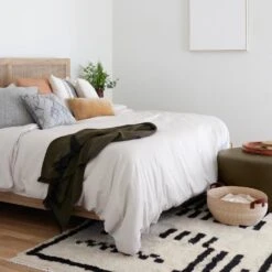 La Calle Alpaca Throw -Home Sale Shop La Calle Alpaca Throw Olive 5