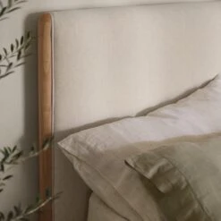 Laurel Bed With Low Footboard 25 Laurel Bed With Low Footboard -Home Sale Shop Laurel Bed Cotton Linen Oat Maple Wood 6