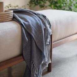 Lirio Alpaca Throw -Home Sale Shop Lirio Alpaca Throw Stone Blue 13