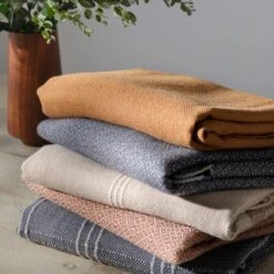 Lirio Alpaca Throw -Home Sale Shop Lirio Alpaca Throw Stone Blue 4