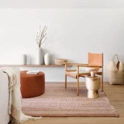 Mendoza Handwoven Area Rug 20 Mendoza Handwoven Area Rug -Home Sale Shop Mendoza Chunky Wool AreaRug Rose 5