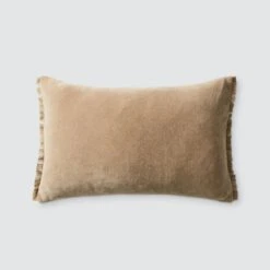 Naveta Velvet Small Lumbar Pillow -Home Sale Shop Naveta Velvet Lumbar PIllow Camel 1