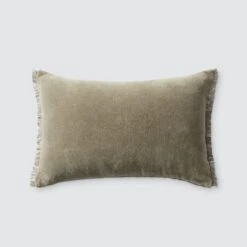 Naveta Velvet Small Lumbar Pillow -Home Sale Shop Naveta Velvet Lumbar PIllow Moss 1 66db683b 0970 4f88 b7de 1dfa01d0e142