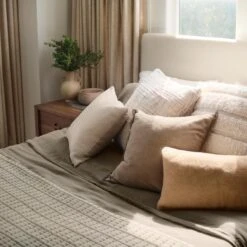 Naya Organic Cotton Quilted Bed Blanket 26 Naya Organic Cotton Quilted Bed Blanket -Home Sale Shop Naya Organic Cotton Quilt Moss 7