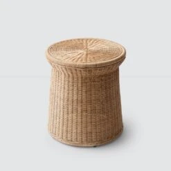 Home Sale Shop -Home Sale Shop Ora Wicker Side Table 1