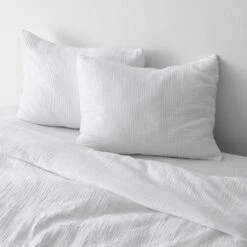 Organic Cotton Gauze Duvet Set -Home Sale Shop Organic Cotton Gauze Duvet Set White 1