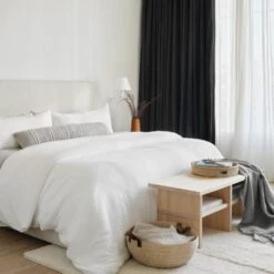 Organic Cotton Gauze Duvet Set -Home Sale Shop Organic Cotton Gauze Duvet Set White 5