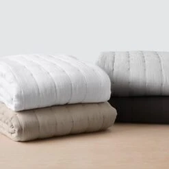 Organic Cotton Gauze Quilt 38 Organic Cotton Gauze Quilt -Home Sale Shop Organic Cotton Gauze Quilt Stone Grey 2