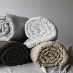 Organic Cotton Gauze Quilt 31 Organic Cotton Gauze Quilt -Home Sale Shop Organic Cotton Gauze Quilt White 3