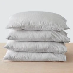 Organic Resort Cotton Bed Bundle -Home Sale Shop Organic Turkish Cotton Bed Bundle Light Grey Stripe 2 aa1158bc a057 4561 a9ed 40690ce907ac