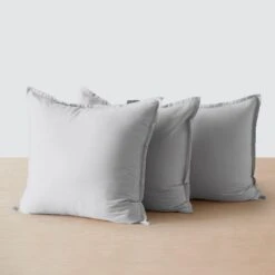 Organic Resort Cotton Euro Shams -Home Sale Shop Organic Turkish Cotton Euro Shams Light Grey 2 5574fefe 6719 46e0 84e7 f695761f3bb3