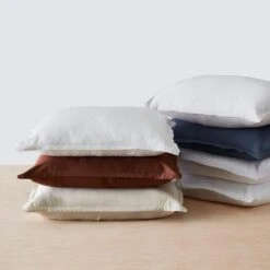 Organic Resort Cotton Euro Shams -Home Sale Shop Organic Turkish Cotton Euro Shams Light Grey Stripe 4 e475658e d7af 4a11 a0b1 1cda101378cc