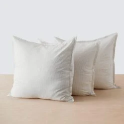 Organic Resort Cotton Euro Shams -Home Sale Shop Organic Turkish Cotton Euro Shams Sand Stripe 2 e2dcbed4 513b 4d9e 84c5 1e773718e4bd