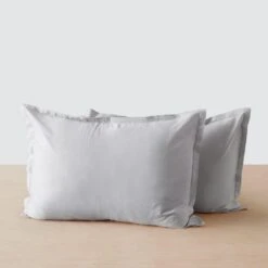 Organic Resort Cotton Shams 35 Organic Resort Cotton Shams -Home Sale Shop Organic Turkish Cotton Shams Light Grey 1 c6b239de be37 4568 afaa f5aaad312d45